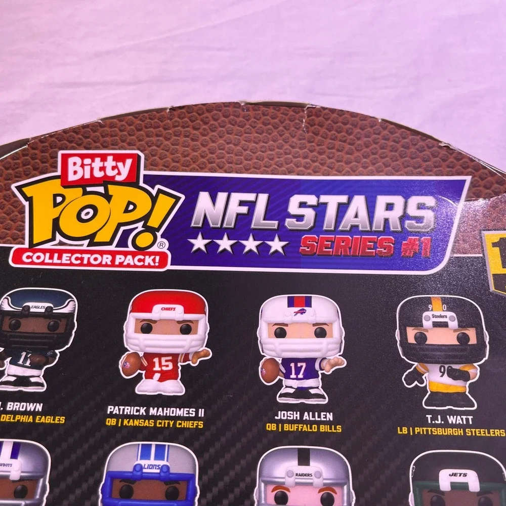 Funko Bitty Pop! NFL Football Figures N/A Multi NEW Patrick Mahomes Josh Allen